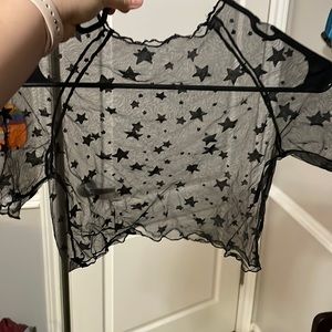 See-Through Black concert top